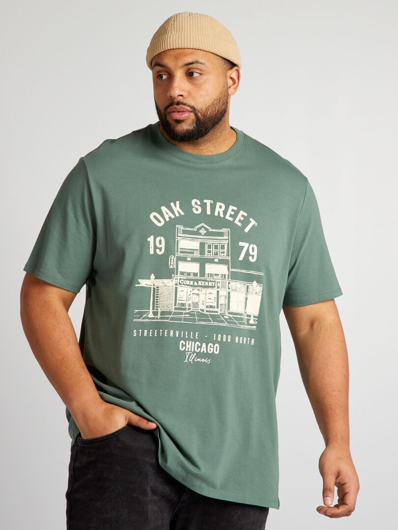 Camiseta de punto - VERDE