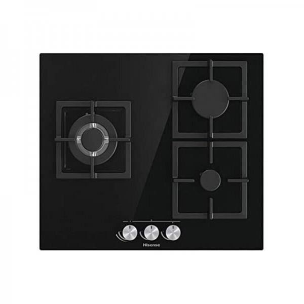 Plaque de Gaz - Hisense - GG633B - 3 Zones - 60 cm - Allumage Automatique
