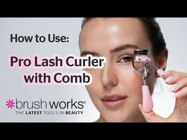 Curvador de cílios Brushworks Pro com pente