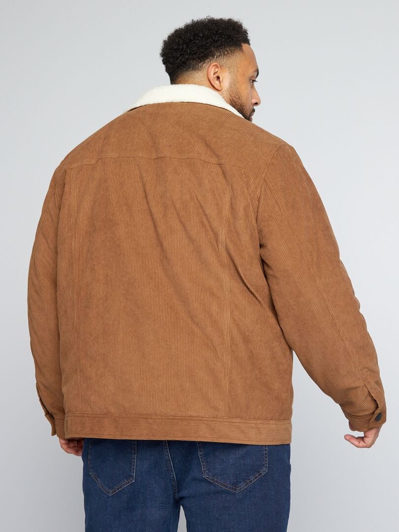 Chaqueta estilo aviador - MARRÓN