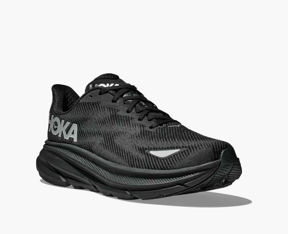 HOKA Clifton 9 GORE-TEX Zwart/Zwart