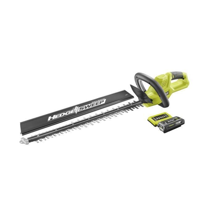 Hedge Trimmer - RYOBI - 36V - 60cm Blades - 26mm Blade Spacing - Saw Function - 1 x 36V 2.0Ah Lithium+ Battery and 1 x 1.7A Charger