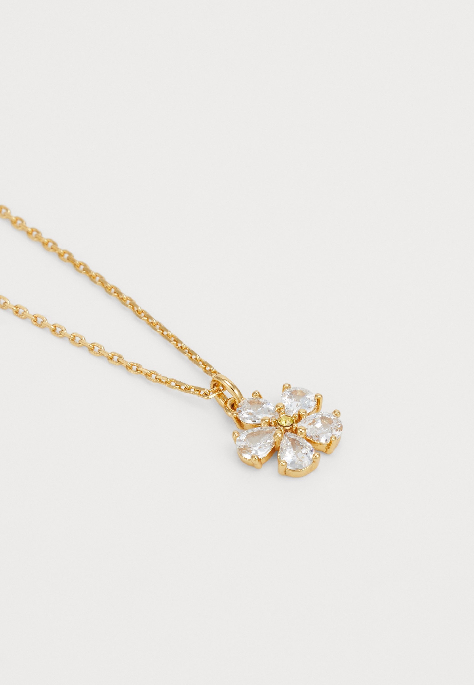 Collana Kate Spade New York con ciondolo Bursting Blooms - trasparente/color oro