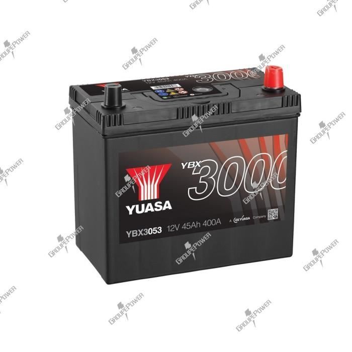 Batterie auto, voiture YBX3053 12V 45Ah 400A Yuasa SMF Battery