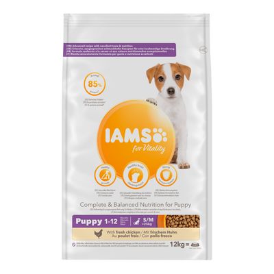 IAMS for Vitality, cibo secco per cani, confezioni economiche da 2 x 12 kg