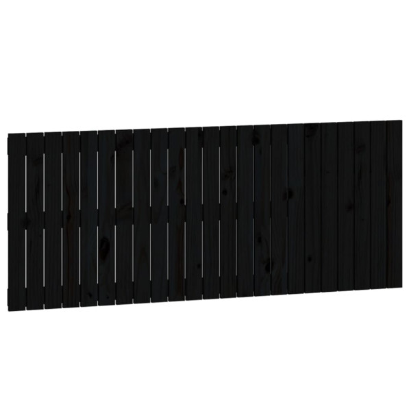 Wezgłowie łóżka Czarny 147 x 60 cm Pine Wood vidaXL