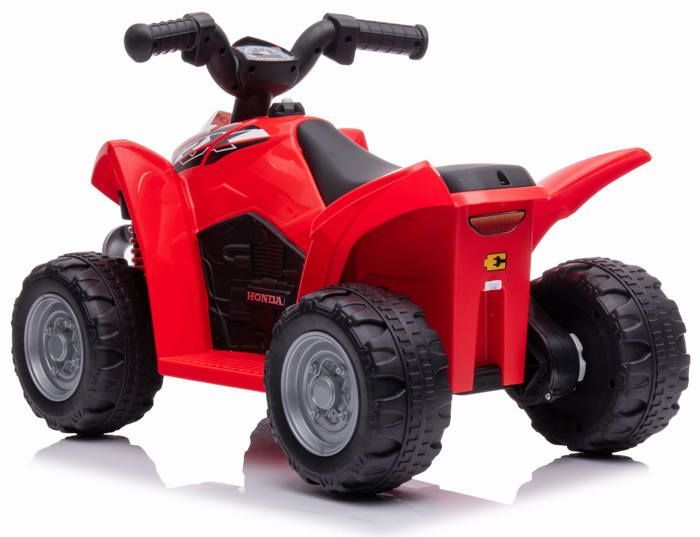 Coche eléctrico infantil Honda H3 TRX Quad para niños de 18 a 36 meses - 6V 4.5Ah - Luz LED - Señal acústica - Rojo