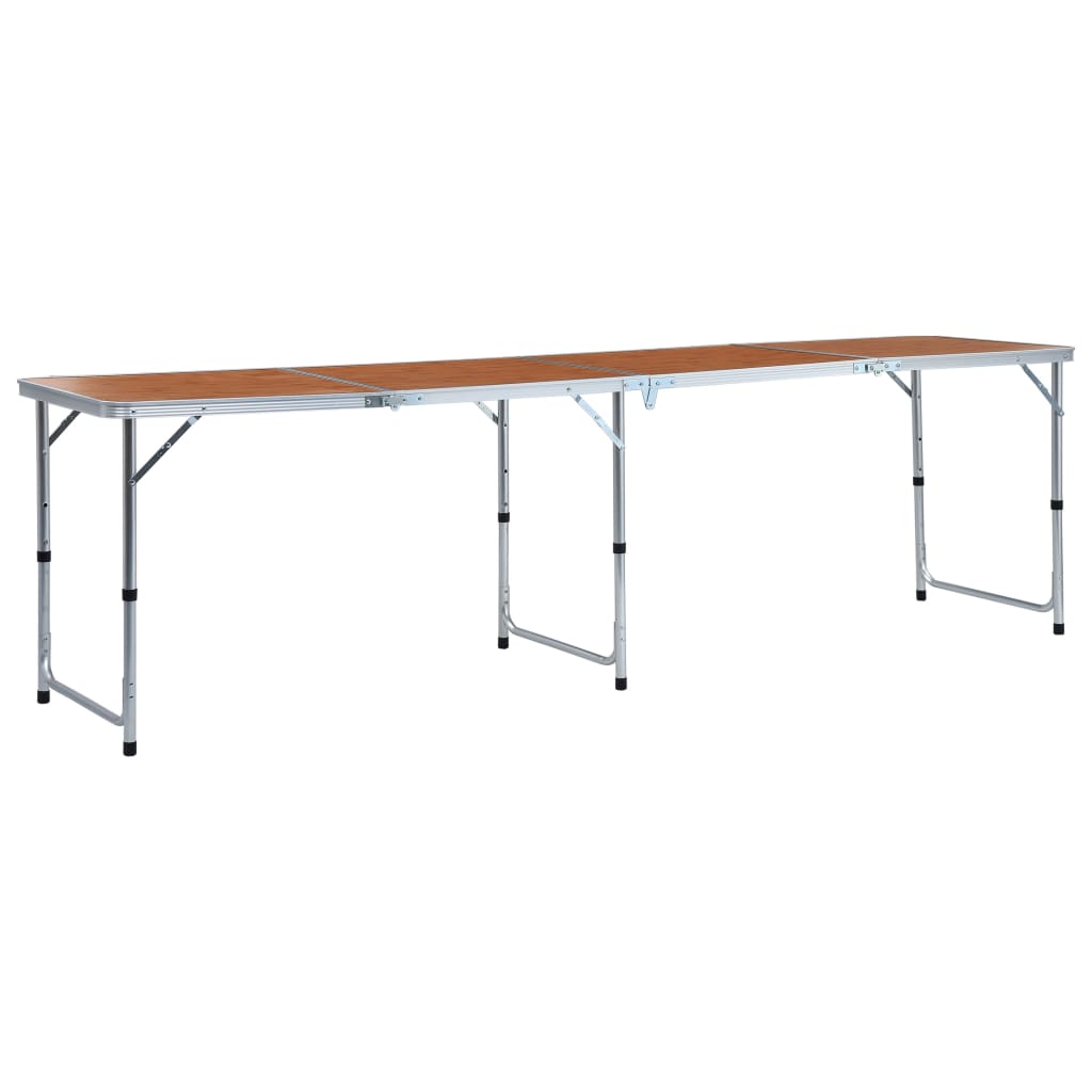 Vidaxl Mesa De Camping Plegable De Aluminio