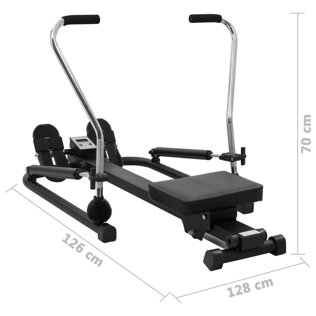 Máquina De Remo Vidaxl Resistencia Hidráulica 5