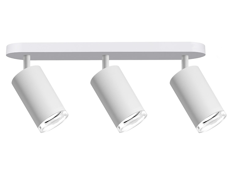 Lampa sufitowa Turyn 3-punktowy spot aluminiowy biały