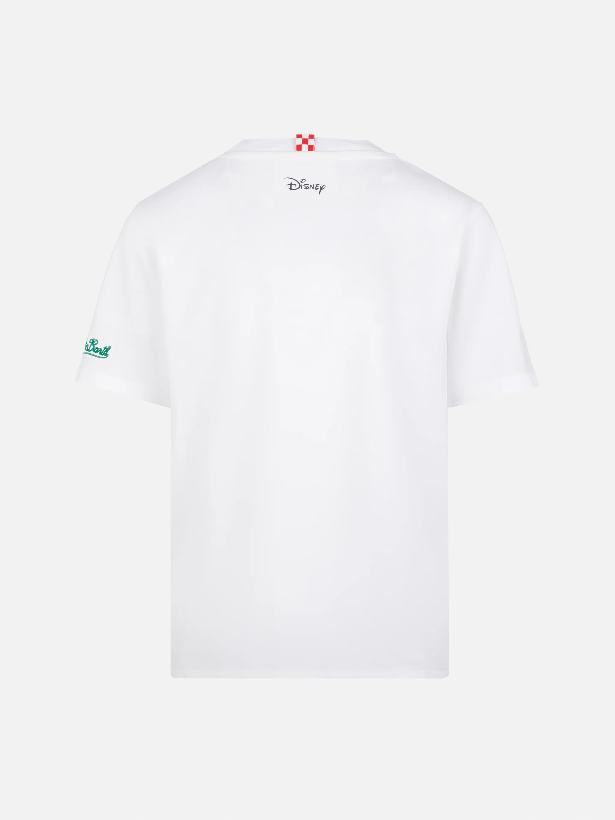 T-shirt in cotone con ricamo St. Barth tennis team e stampa Mickey Mou