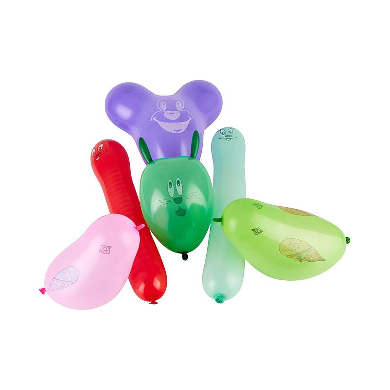 Giform ballonnen, 15 stuks, dieren.