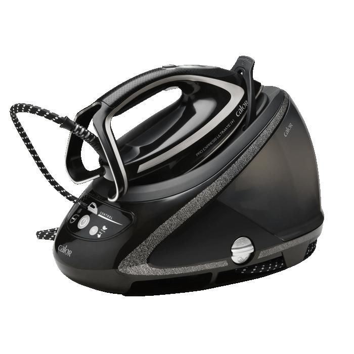 Ferro da stiro con generatore di vapore Calor, 8 barre, stiratura 650 g/min, modello Pro Express Ultimate Pure GV9610C0