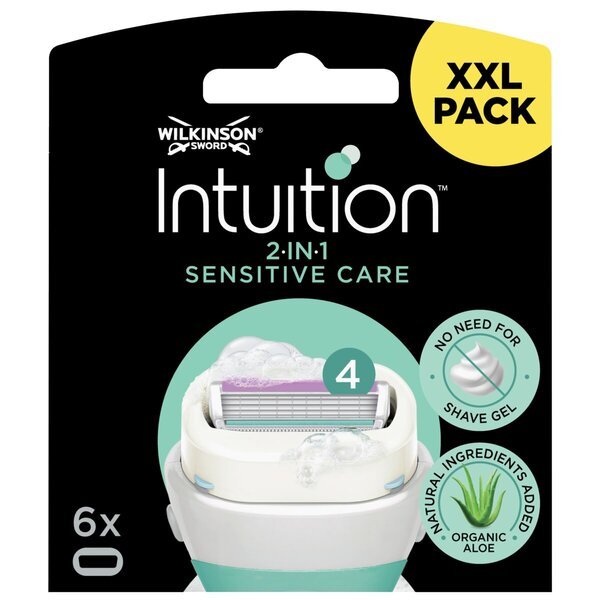Wilkinson Sword Intuition 2-v-1 Sensitive Navulmesjes 6 kusov