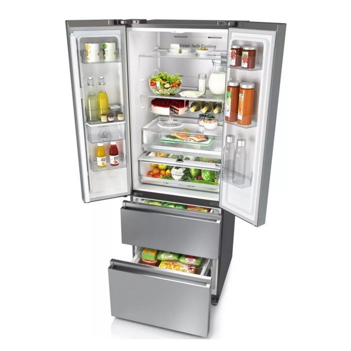 Hisense 71cm 485L American-style refrigerator with frost-free cooling - RF632N4WIE1