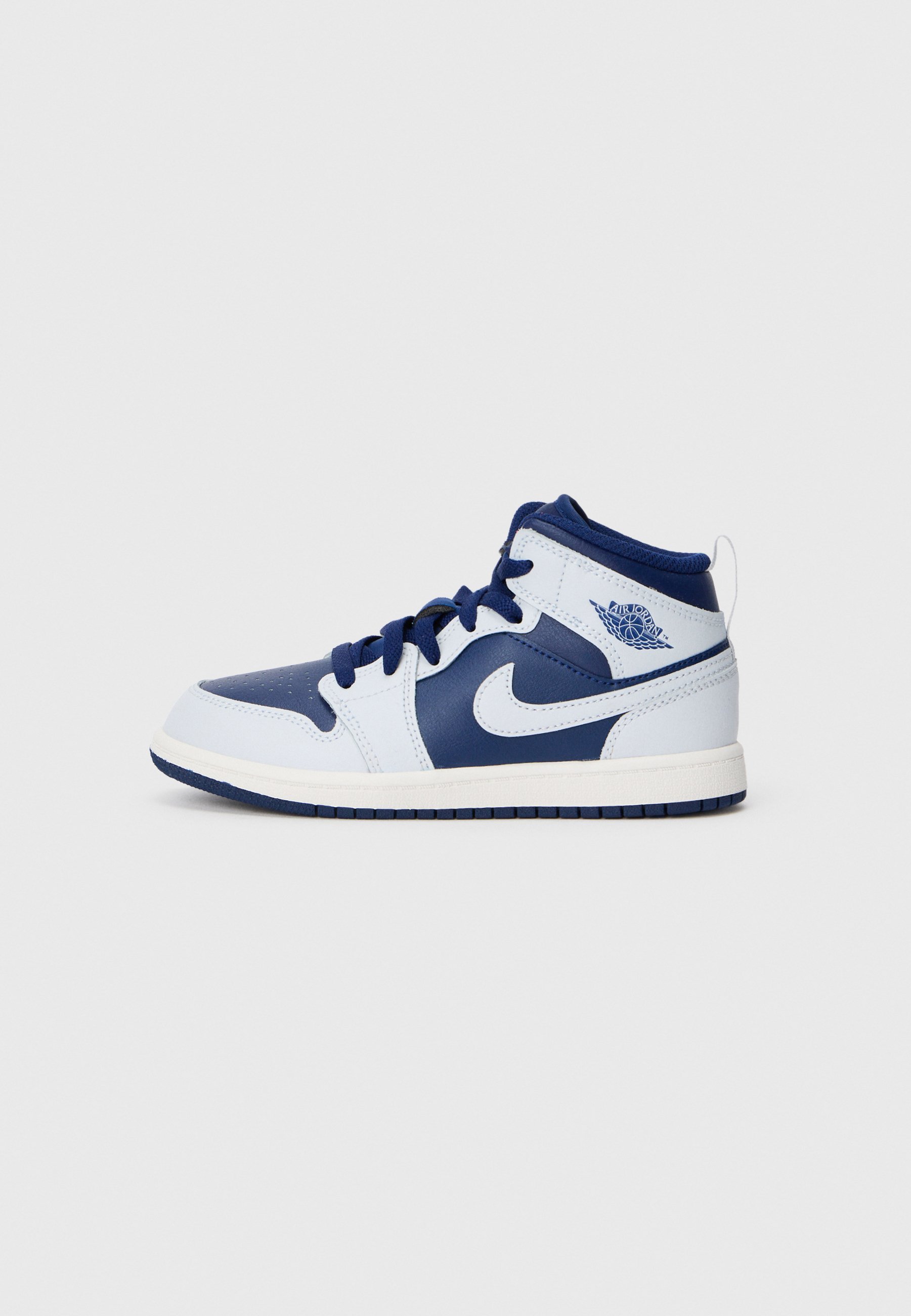 Jordan JORDAN 1 MID UNISEX - Baskets montantes - bleu vide/platine pur/blanc sommet/lave incandescente/bleu photo