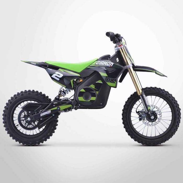Moto Enfant Électrique 1600W / Moto cross ORION 1600W / 14/12 / Vert