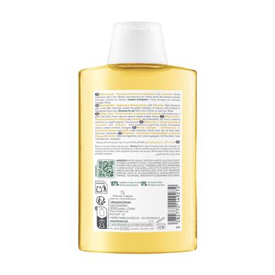 Klorane Chamomile Brightening Blonde Hair Shampoo, Kamomillashampoo kultaisiin raitoihin, vaaleille hiuksille