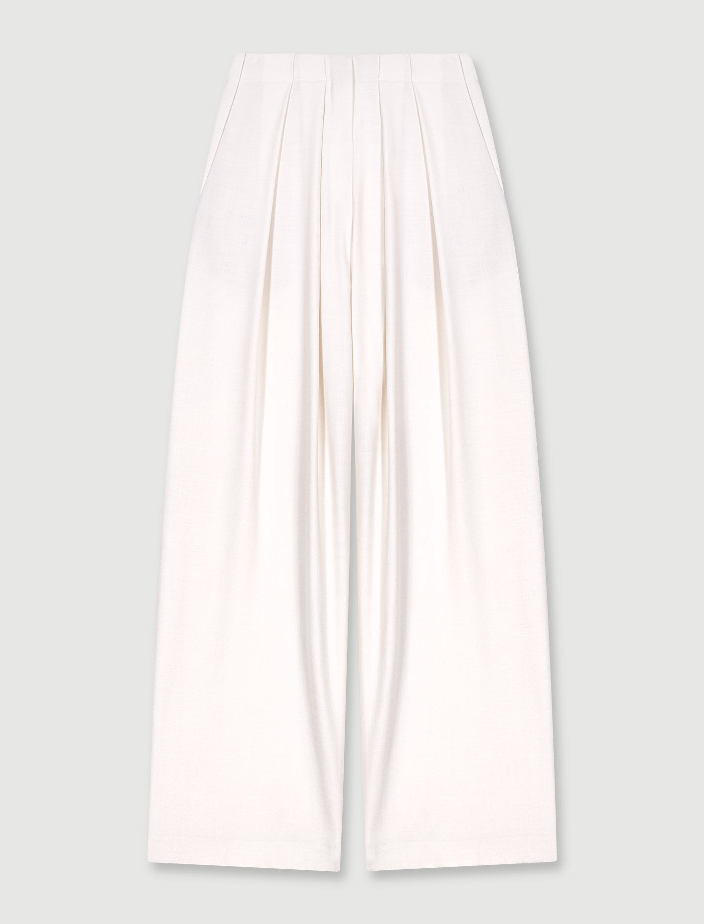 Wijde pantalon - Gebroken wit