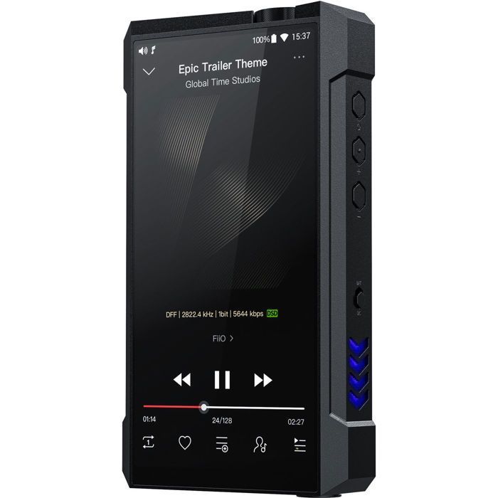 Reprodutor de música digital - FiiO - M17 - DAC ES9038Pro - Amplificação THX-AAA 788 - Android 10