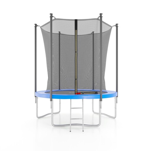 Trampoline d'intérieur 185 cm (6 pieds) avec filet, tapis de protection et échelle