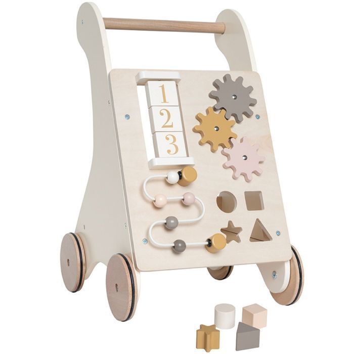 Chariot d'activité - JABADABADO - Crème - Bois - 12 mois - Mixte
