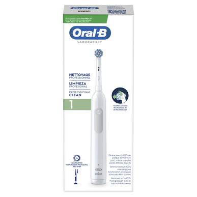 Oral-B Clean Pro 1 elektrisk tannbørste 1 enhet 1 enhet