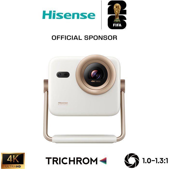 Videoproiettore - HISENSE - M2SE Pro - 4K UHD - Triplo laser tricromatico - 1150 ANSI lumen - Smart TV VIDAA - Dolby Vision
