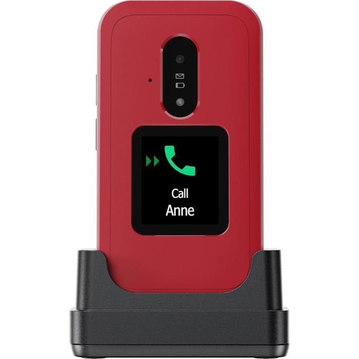 Téléphone portable Doro Leva E30 2,8” 4G Nano SIM Rouge