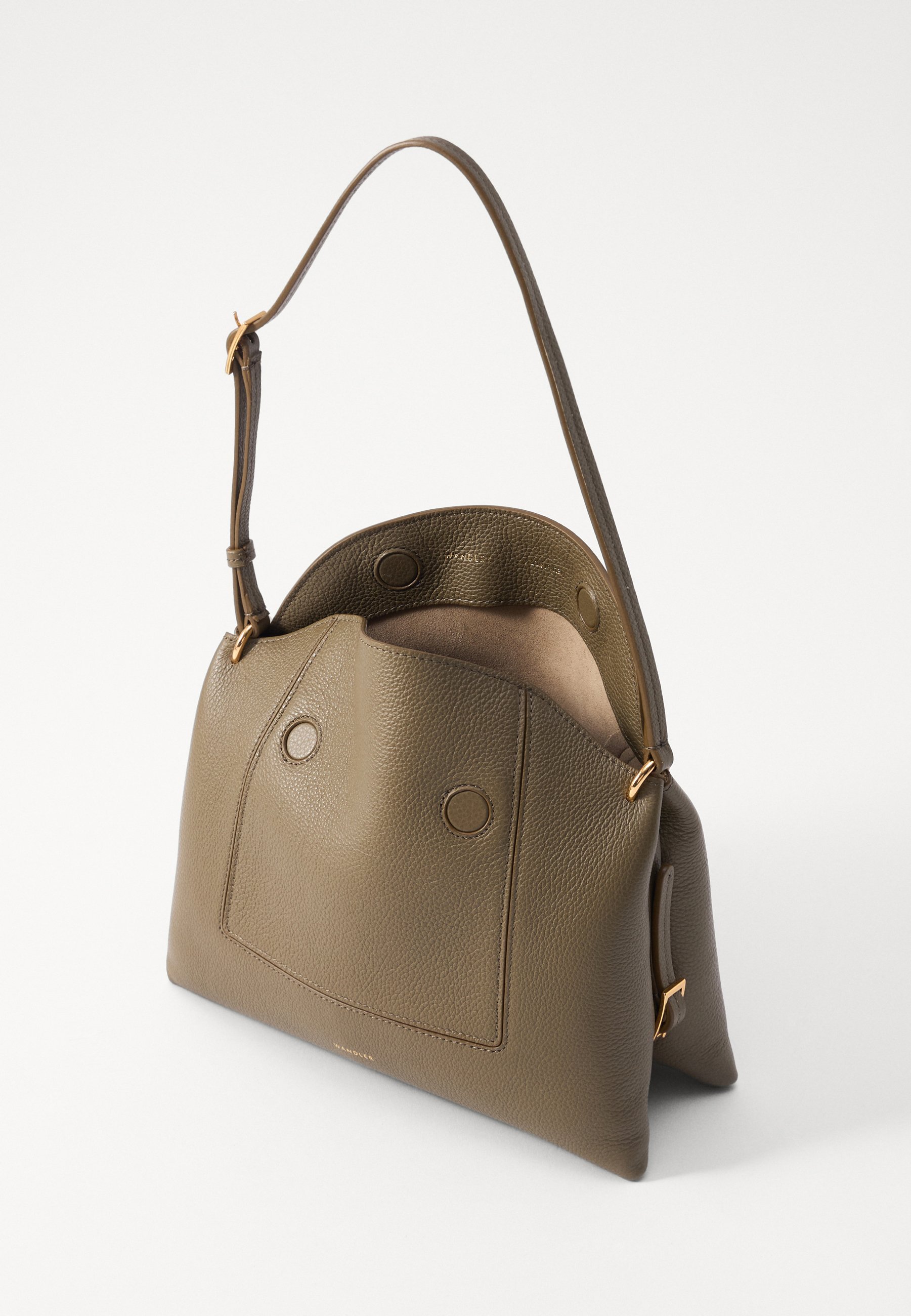 Wandler PENELOPE SLOUCH TAS - Handtas - olijfkleurige korst