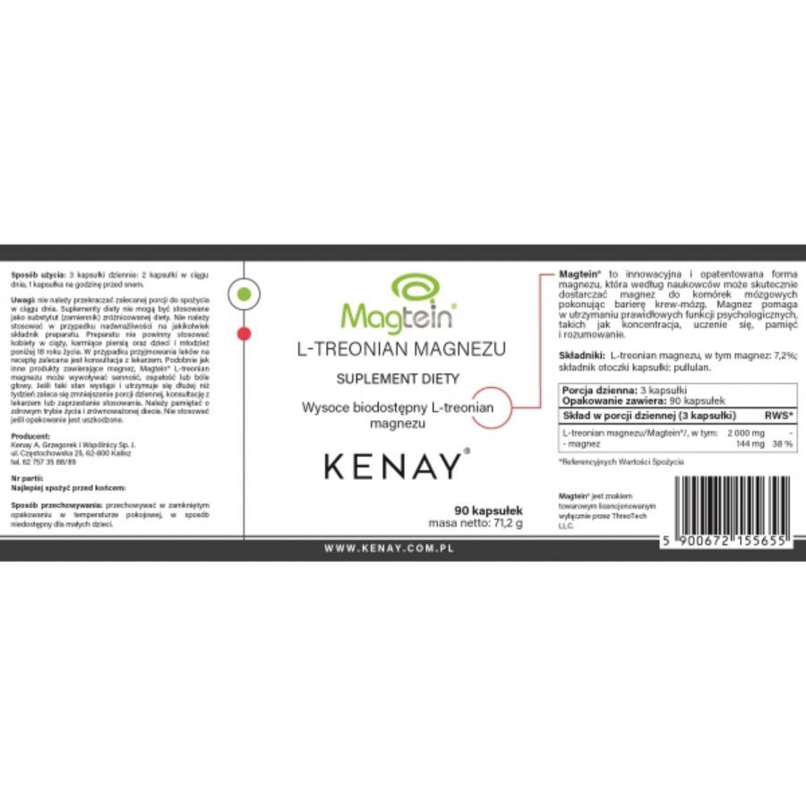 L-treonato di magnesio proveniente da Kenay.