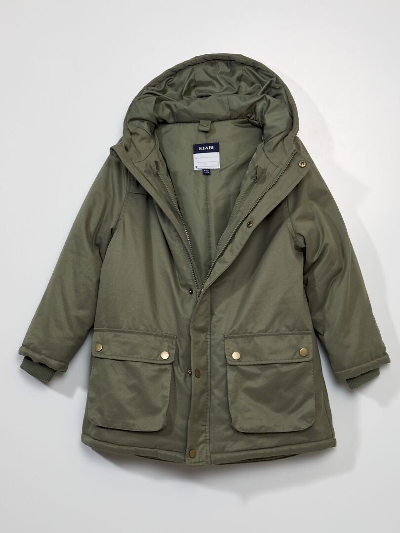Parka 3 en 1 + Chaqueta de plumas - CAQUI