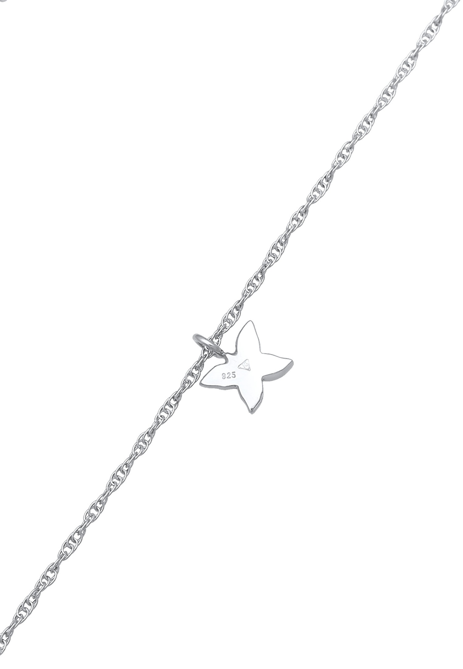 Elli Femmes choker papillon pendentif avec cristaux de zirconium en argent sterling 925