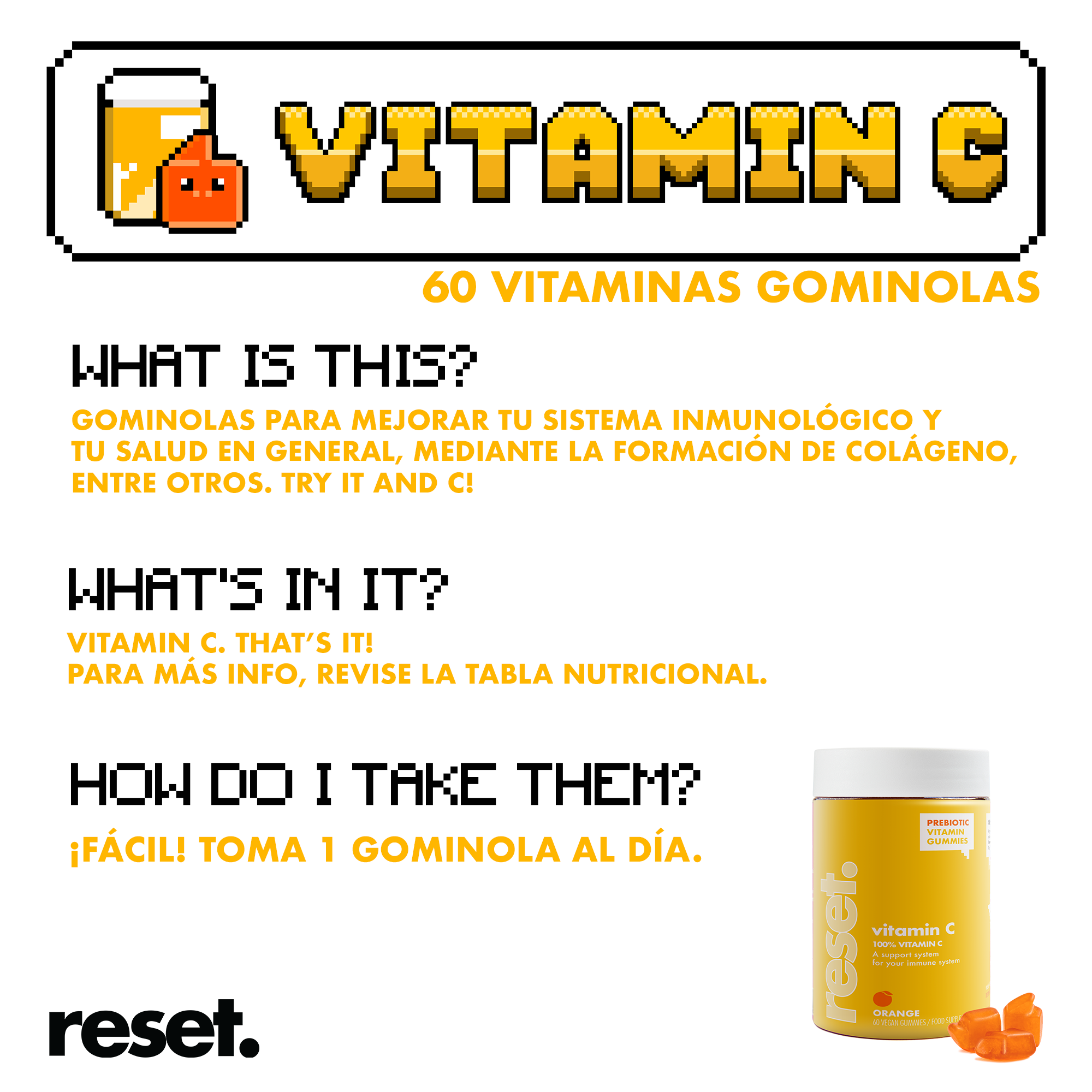 Vitamino C guminukai Vitaminai, mineralai ir sveikata