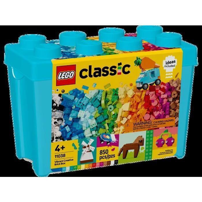 LEGO Classic 11038 De doos met creatieve en kleurrijke stenen, 850 onderdelen