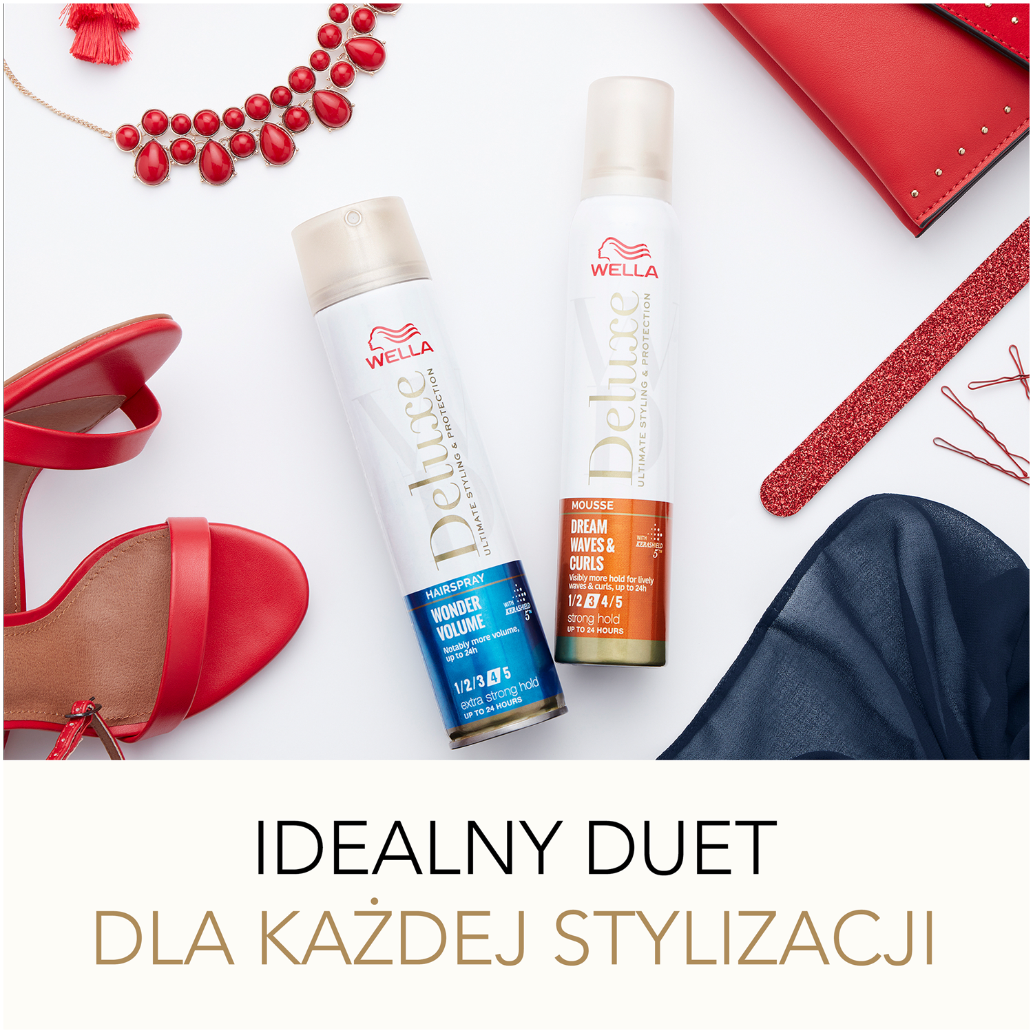 Wella Deluxe Wonder Volume īpaši stipra matu laka 250ml
