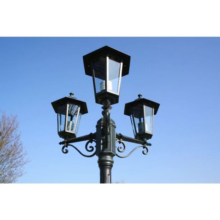 vidaXL Lampada tripla da esterno, lampada da giardino, illuminazione da giardino 40246