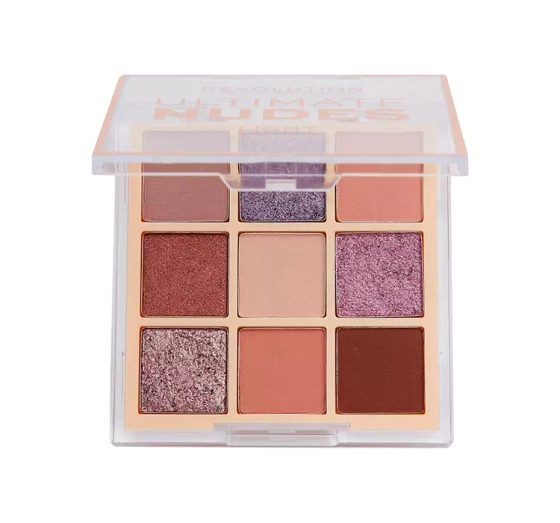 Makeup Revolution Ultimate Mini paleta cieni do powiek Nudes Light 8,1g
