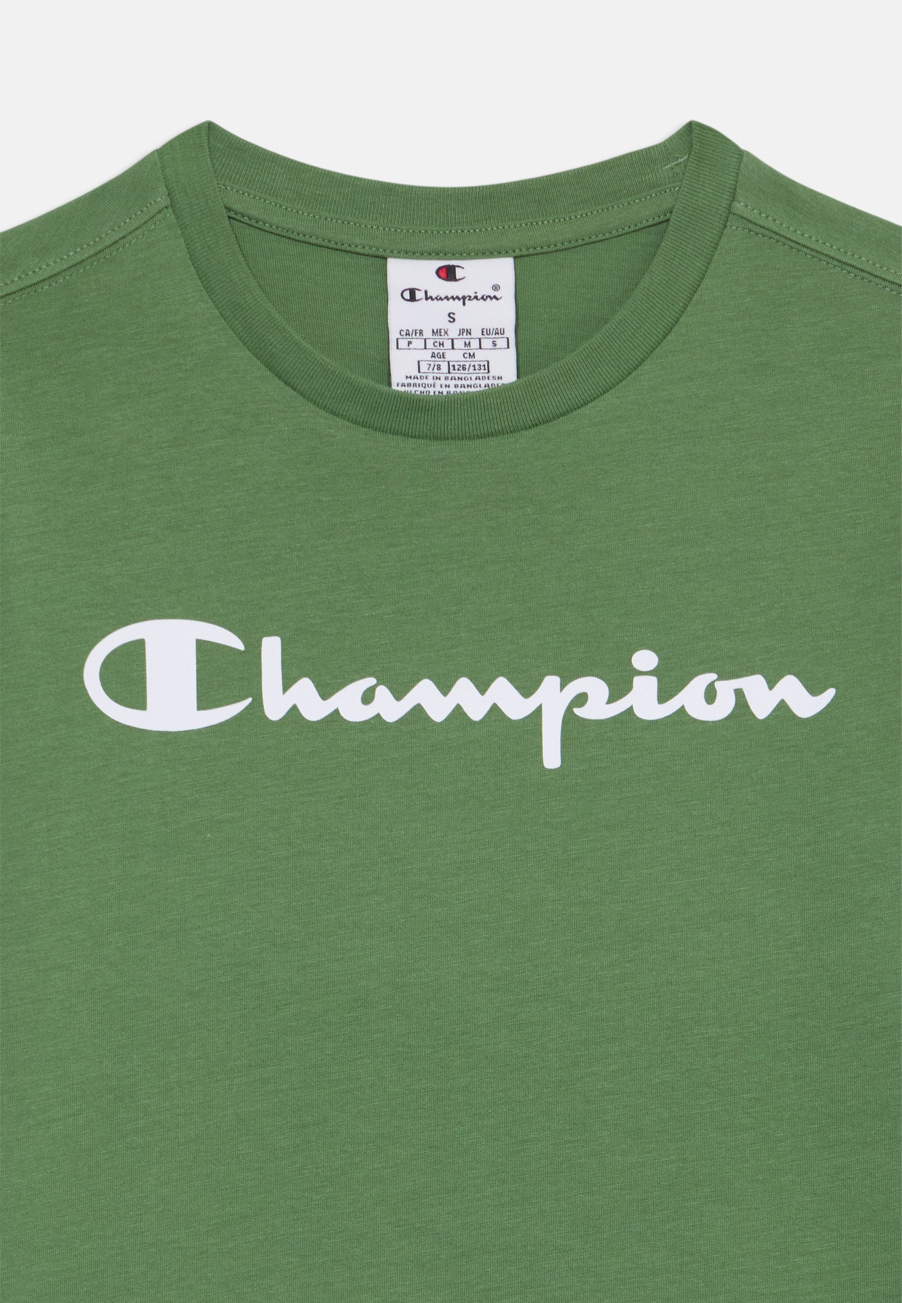 T-shirt unisexe imprimé Champion ICONS CONTRAST CREWNECK - vert