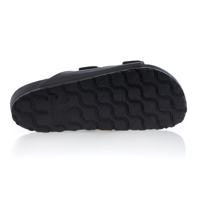 Férfi fekete flip-flop papucsok / tanga szandálok