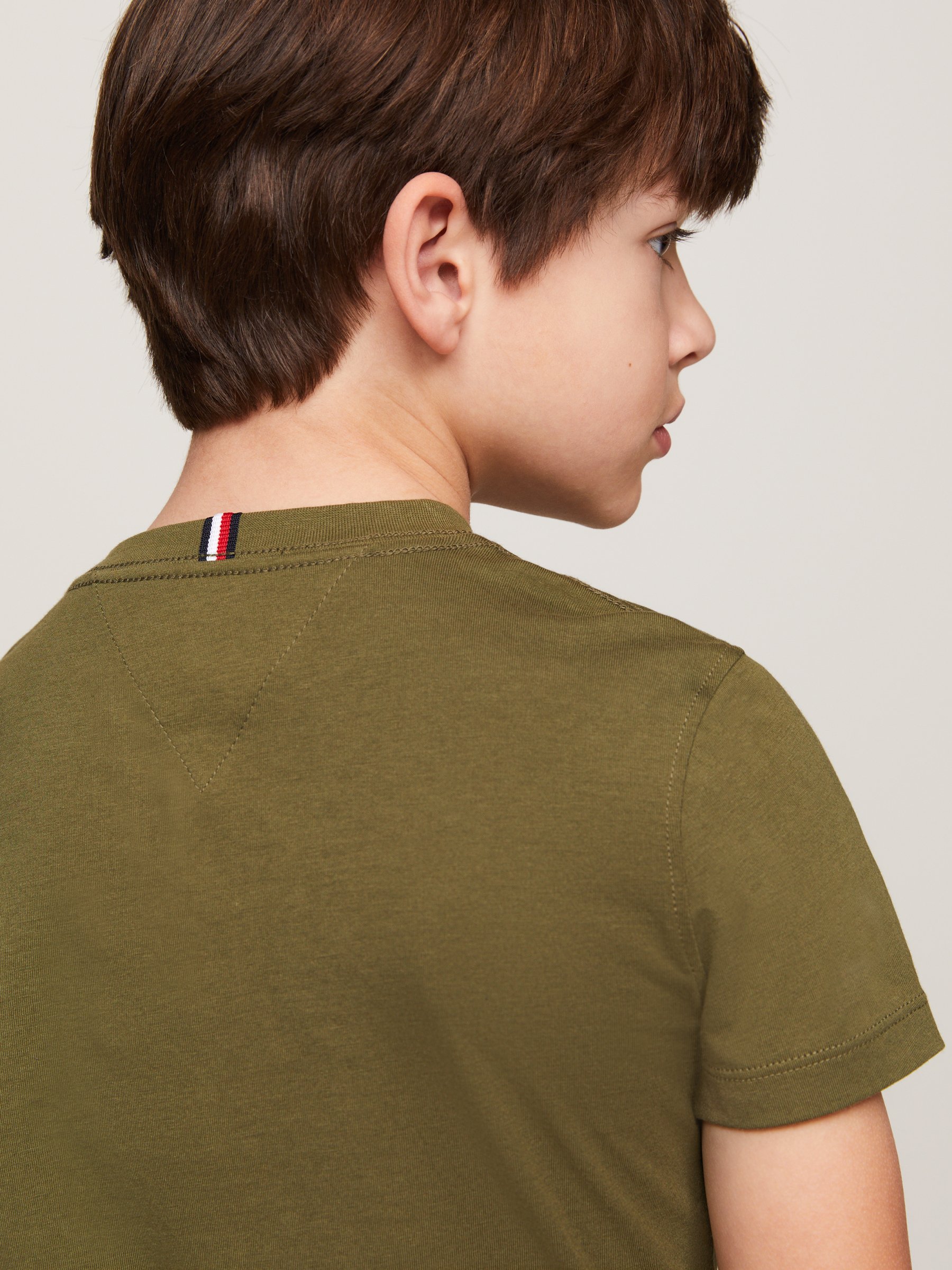 Tommy Hilfiger ESSENTIAL TEE - T-shirt basic - verde oliva utility