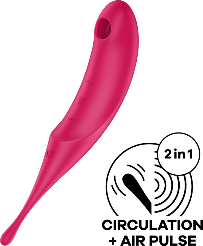 Satisfyer TWIRLING PRO vibrators ar klitora stimulatoru