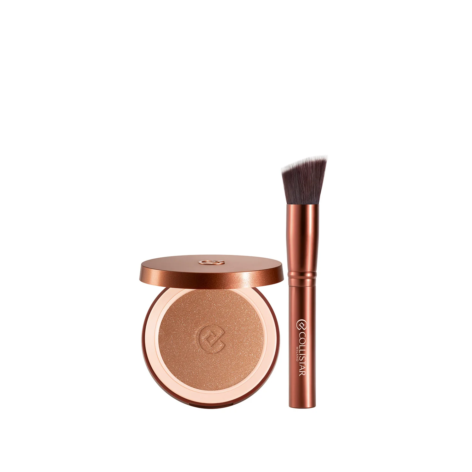 Viso Cofanetto terra polvere abbronzante effetto seta - Cofanetto Make Up, Terra