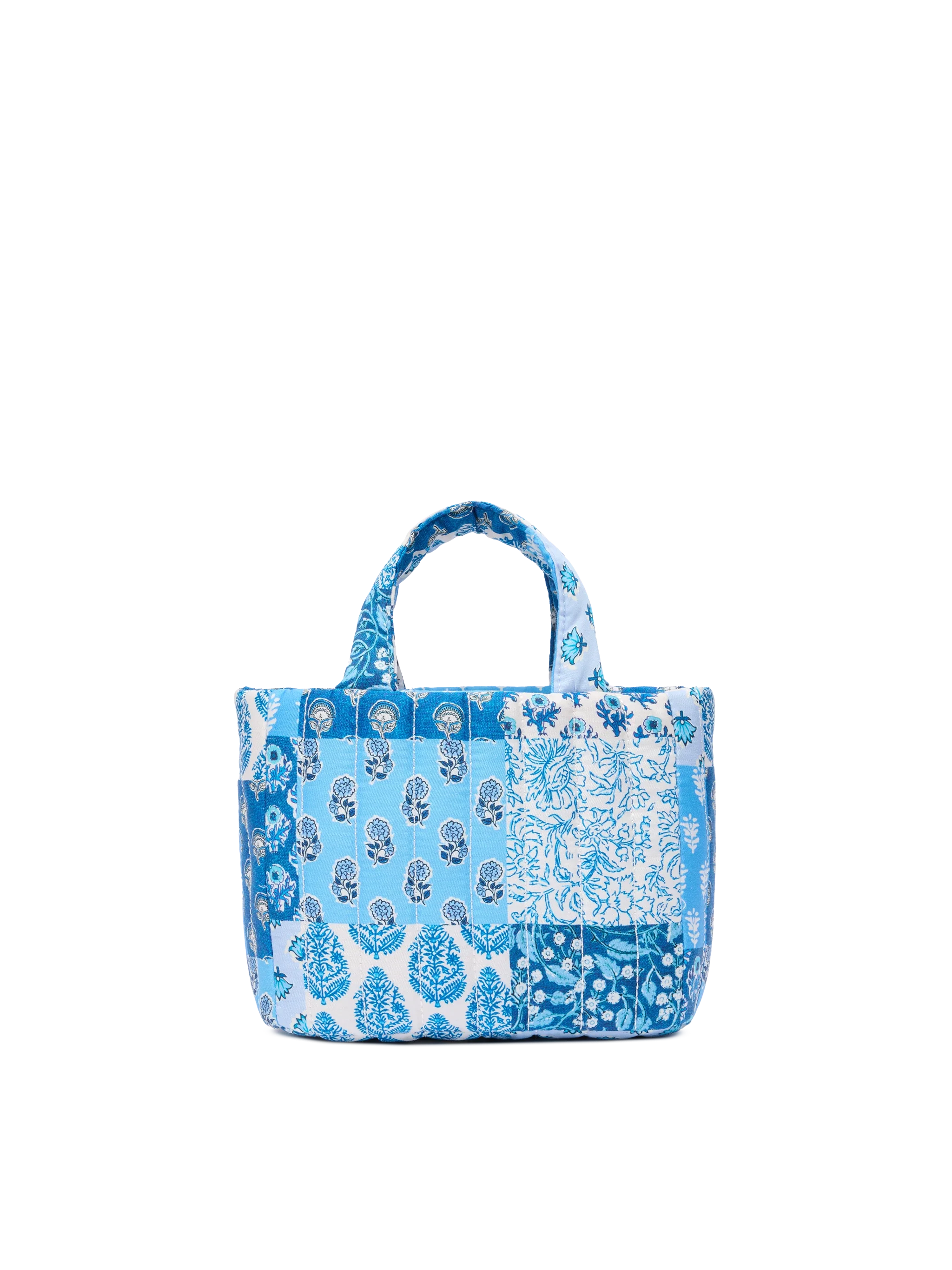 Gewatteerde, zachte mini-tas met bloemenprint