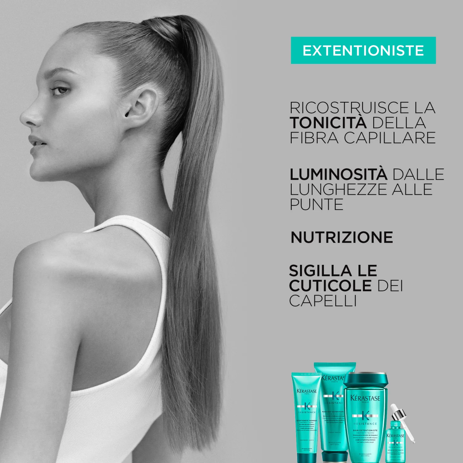 Résistance Fondant Extentioniste - Balsamo Riparatore Capelli, Balsamo Nutriente Capelli