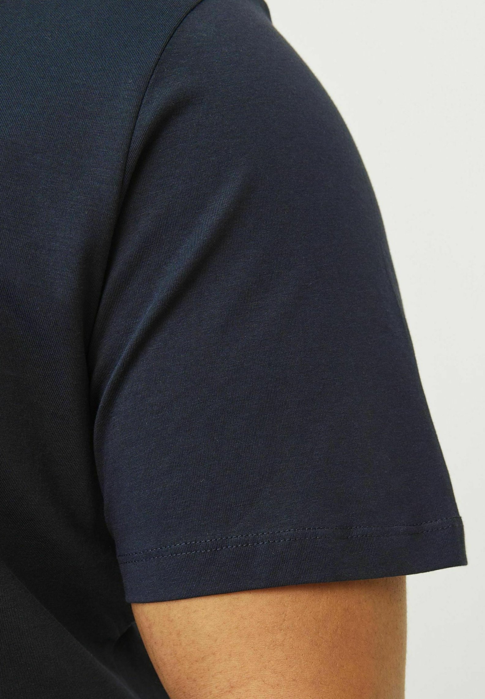 Jack & Jones LOGO - Bedrucktes T-Shirt - marineblauer Blazer