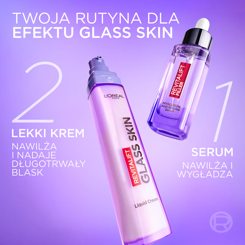 Creme à base de água nutritivo intensivo Revitalift Glass Skin da L'Oréal Paris