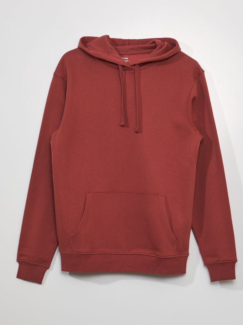 Fleece hoodie - ROOD