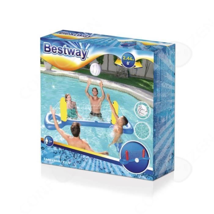 Juguetes de playa CONFO, red de voleibol acuático, soporte inflable para voleibol acuático, equipamiento deportivo