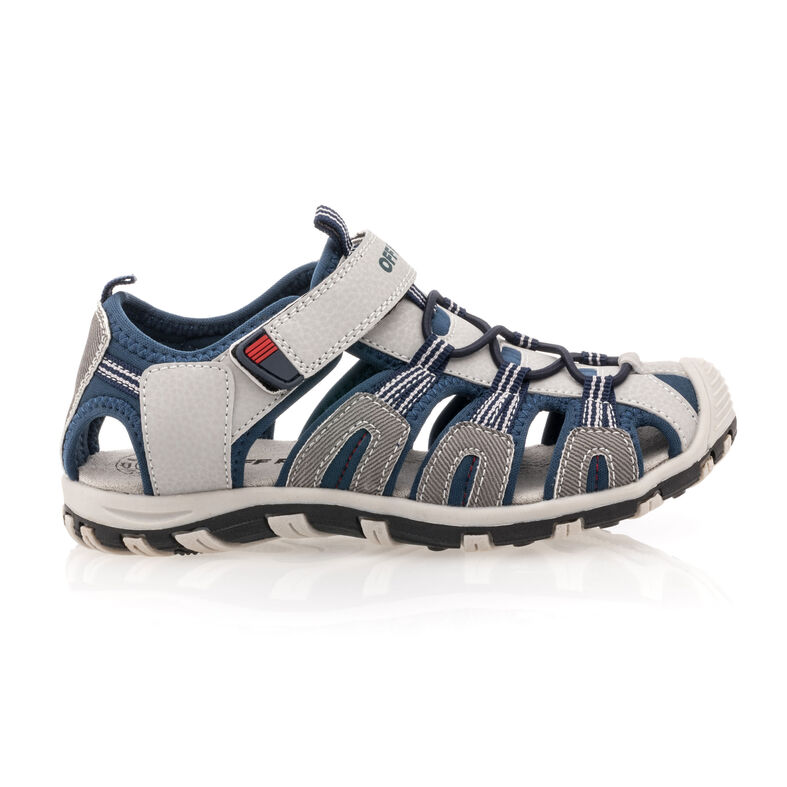 Sandalias grises para niño / Zapatos de punta abierta